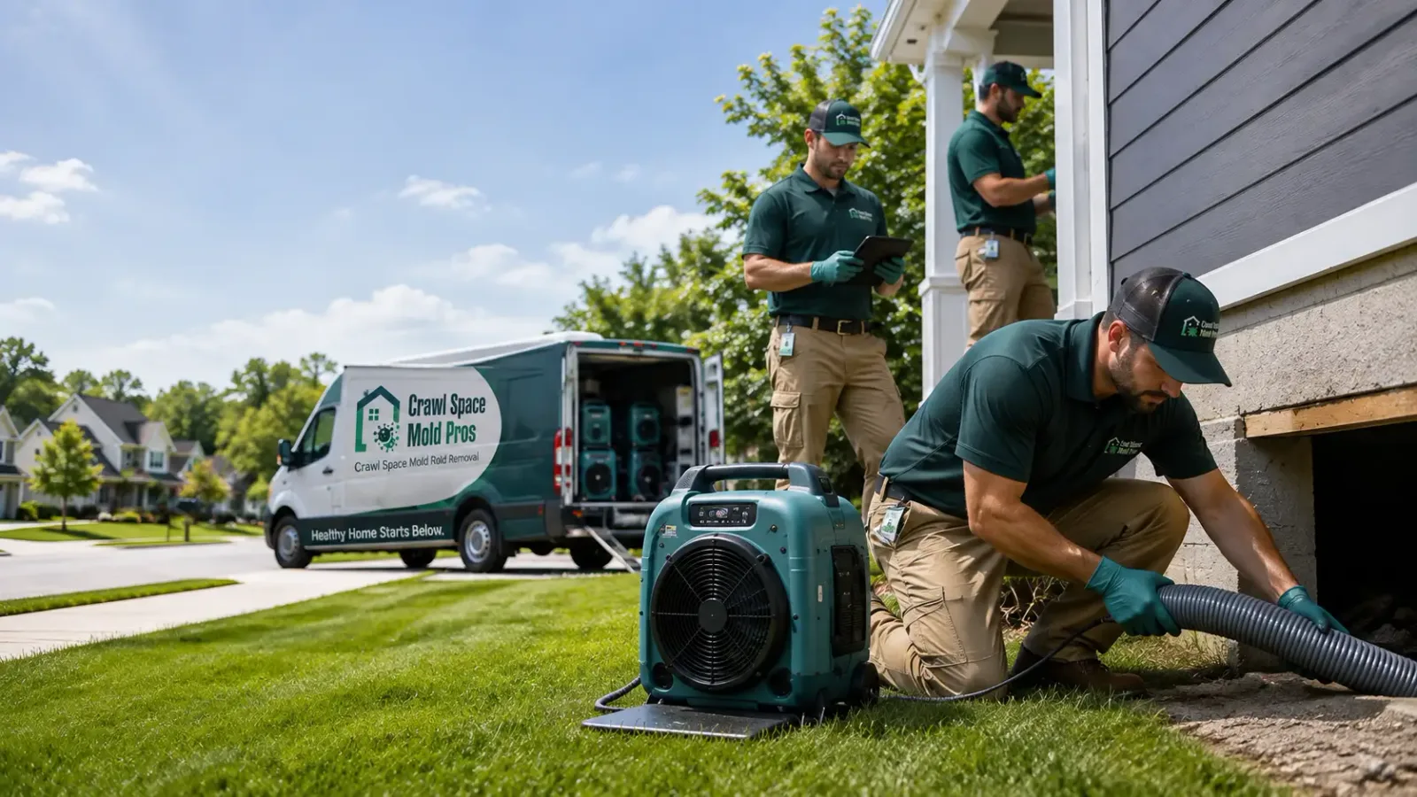 Crawl Space Mold Removal in Riverside, RI